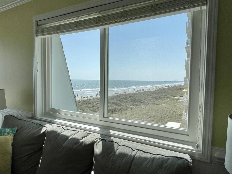 *2Br Oceanfront Retreat*King Ensuite*Pool*Nmb Cherry Grove*Pc4 Myrtle Beach Ngoại thất bức ảnh