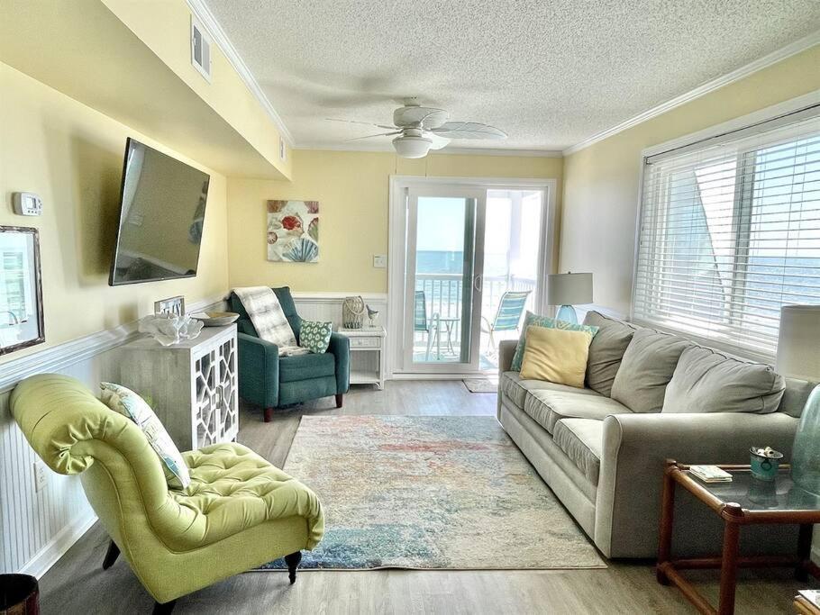 *2Br Oceanfront Retreat*King Ensuite*Pool*Nmb Cherry Grove*Pc4 Myrtle Beach Ngoại thất bức ảnh