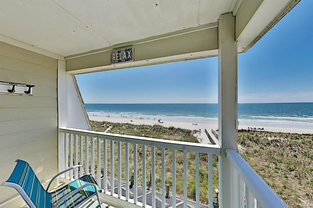 *2Br Oceanfront Retreat*King Ensuite*Pool*Nmb Cherry Grove*Pc4 Myrtle Beach Ngoại thất bức ảnh