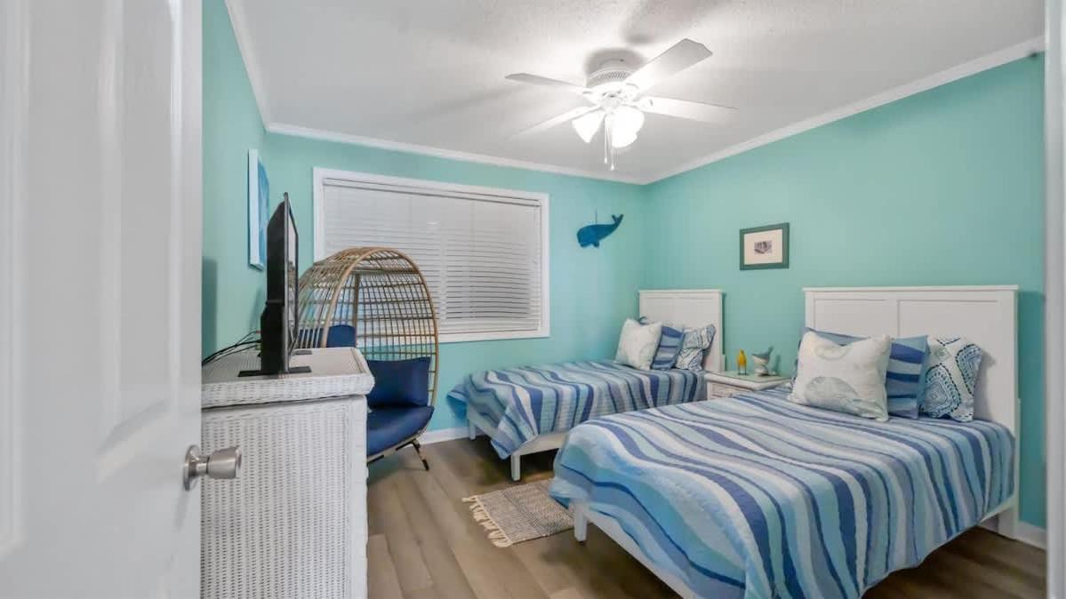 *2Br Oceanfront Retreat*King Ensuite*Pool*Nmb Cherry Grove*Pc4 Myrtle Beach Ngoại thất bức ảnh