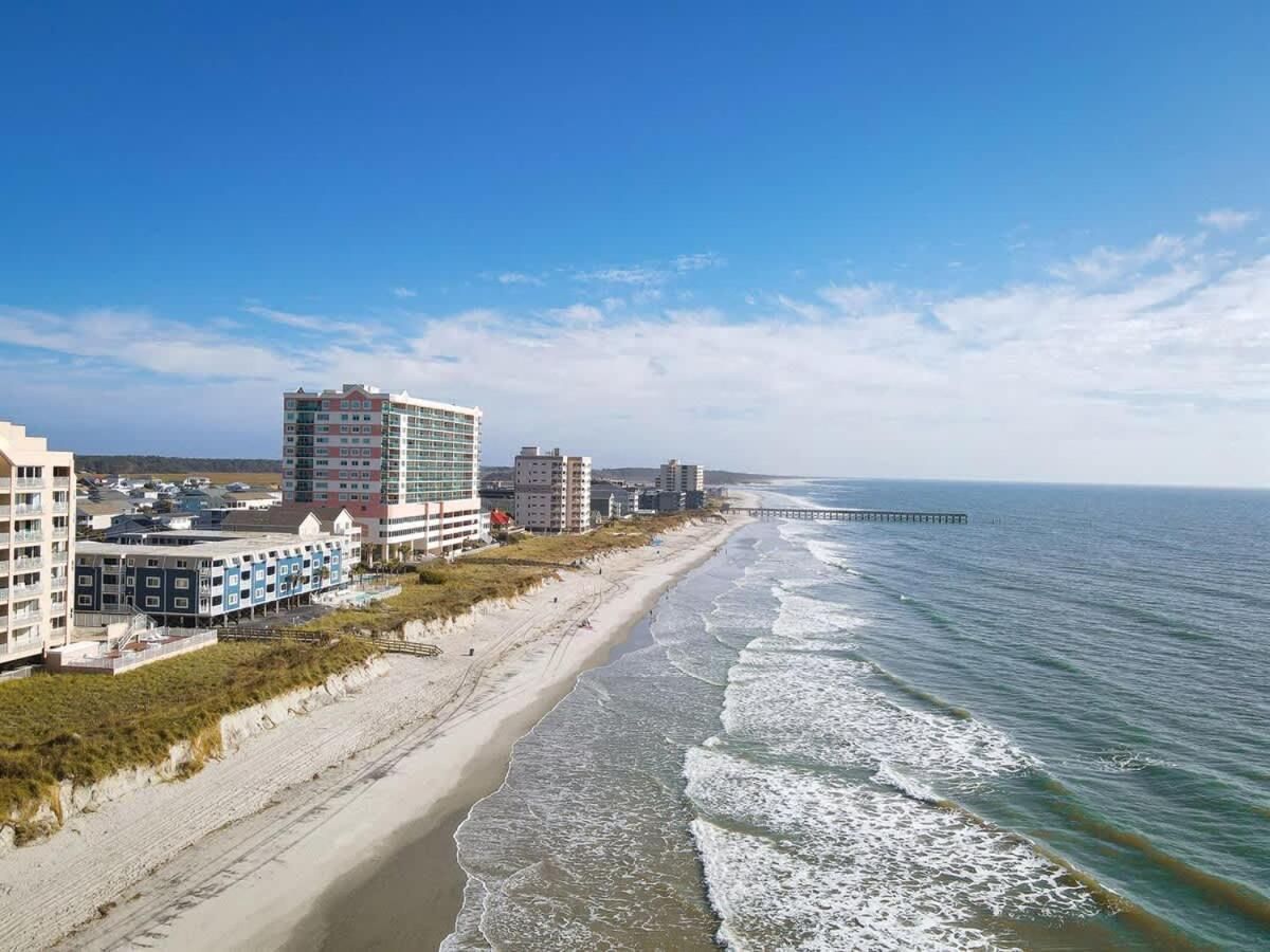*2Br Oceanfront Retreat*King Ensuite*Pool*Nmb Cherry Grove*Pc4 Myrtle Beach Ngoại thất bức ảnh
