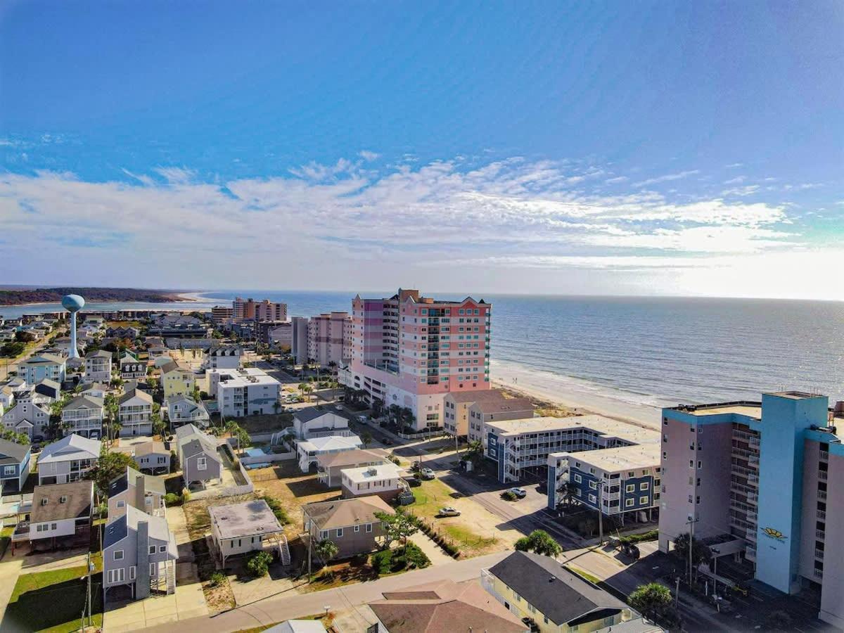 *2Br Oceanfront Retreat*King Ensuite*Pool*Nmb Cherry Grove*Pc4 Myrtle Beach Ngoại thất bức ảnh